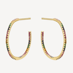 Multicolored Earrings. Plata de Ley. Magari Venezia