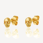 SKULL PIERCING PLATA DE LEY MAGARI VENEZIA PENDIENTE CALAVERA